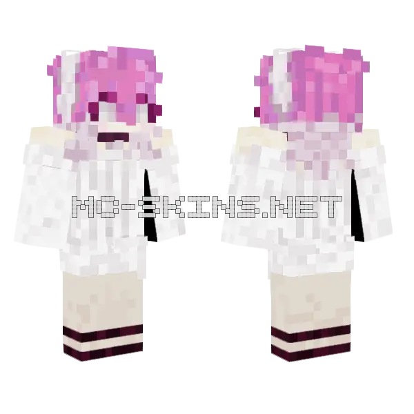 Puri Minecraft skin, front and back