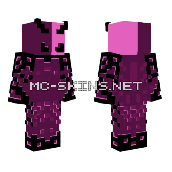 Purp Remake V1 Minecraft skin, front and back
