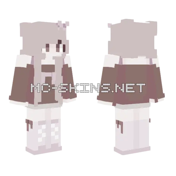 Purp Skin Minecraft skin, front and back