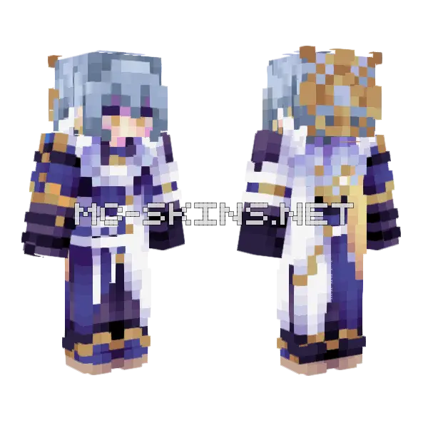 Purple and Gold Mage, front and back