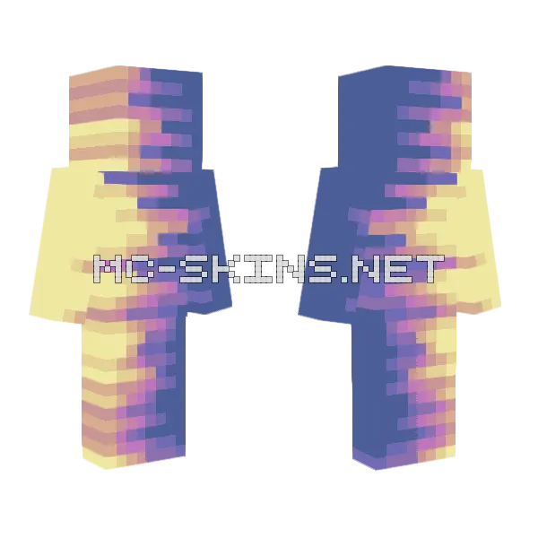 Purple and Yellow Robes, front and back