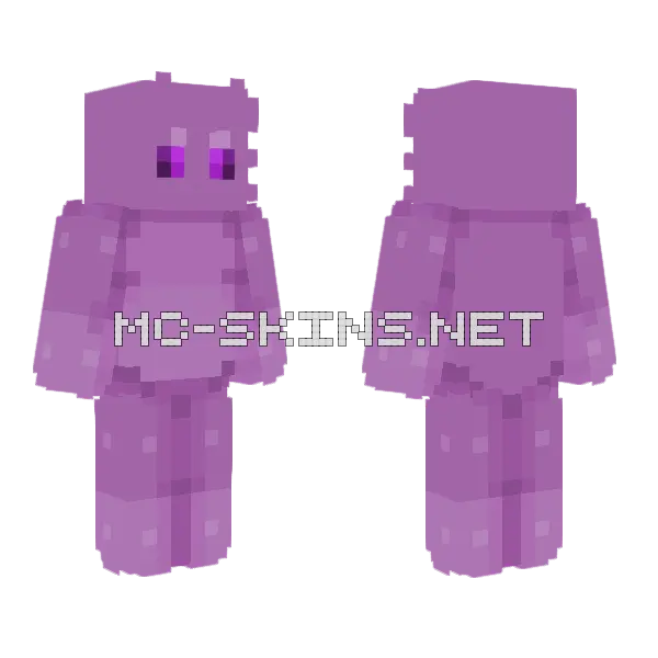 Purple Cat Creature, front and back
