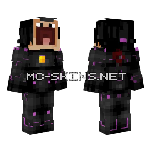 Purple Dragon Knight, front and back