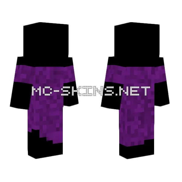 Purple Dress Skin Minecraft skin, front and back