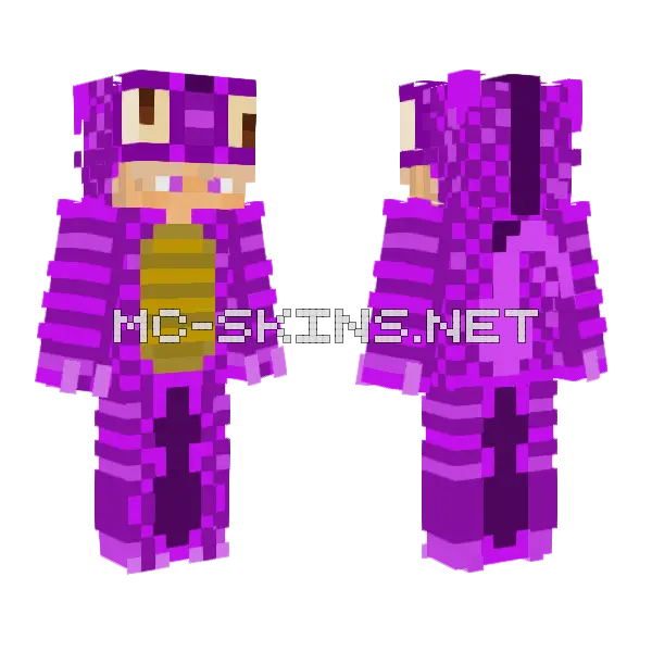 Purple Frog Suit, front and back