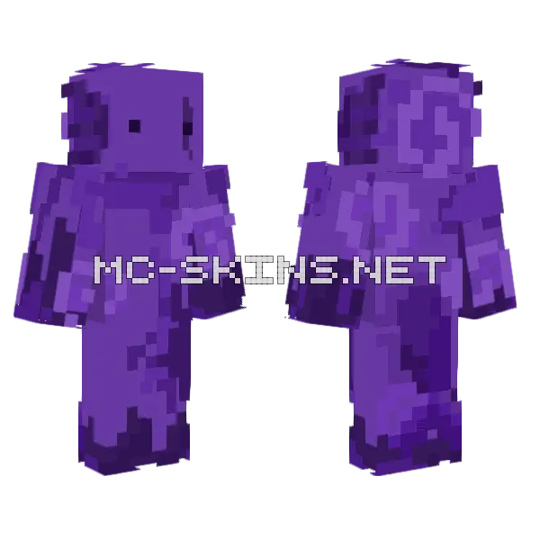 Purple Golem, front and back