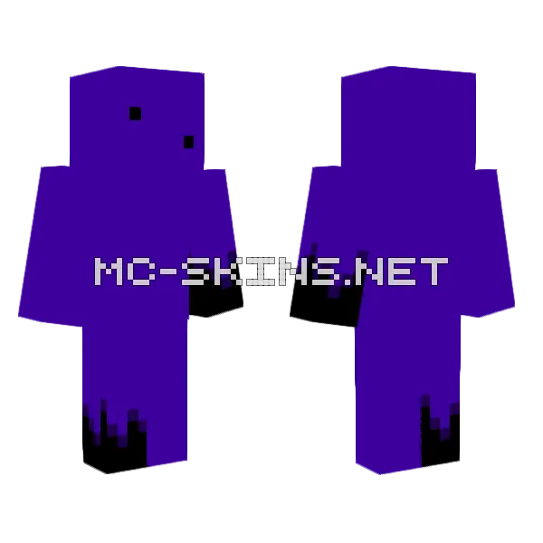 Purple Guy, front and back