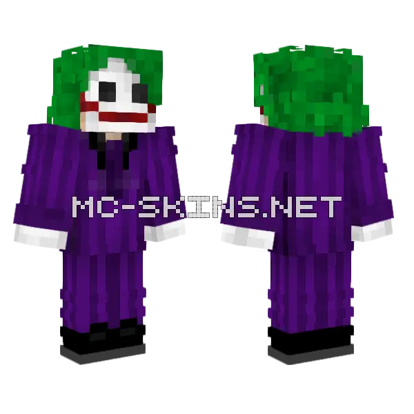 Purple Joker Suit, front and back