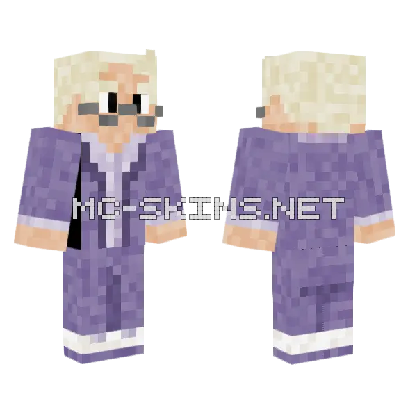 Purple Pajama Girl, front and back