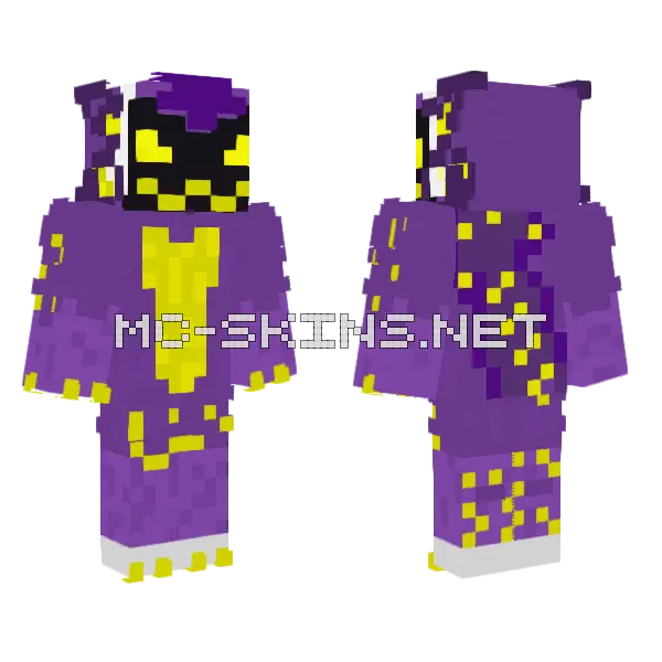 Purple Protogen, front and back