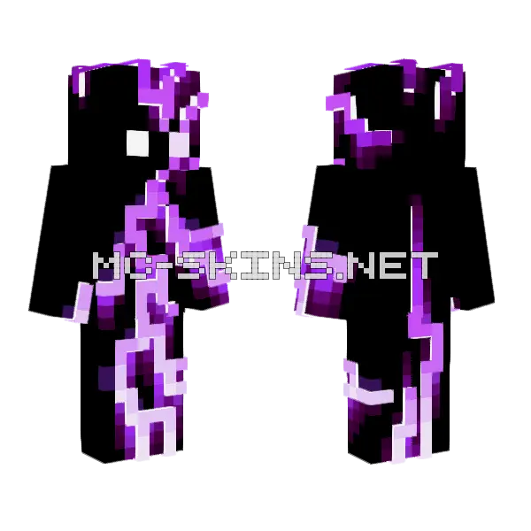 Purple Requested Color Minecraft skin, front and back