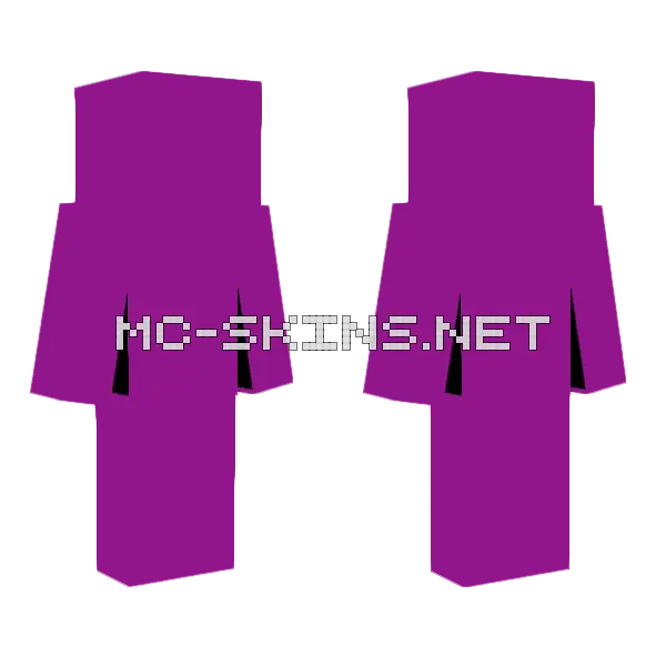 Purple Robot Suit, front and back
