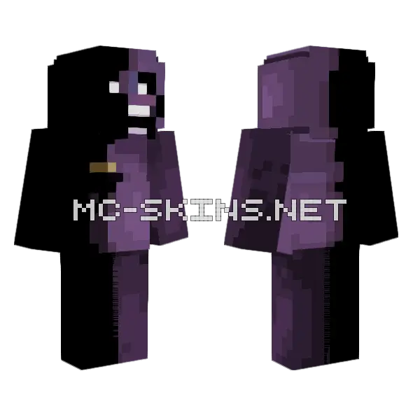 Purple Robot Suit, front and back