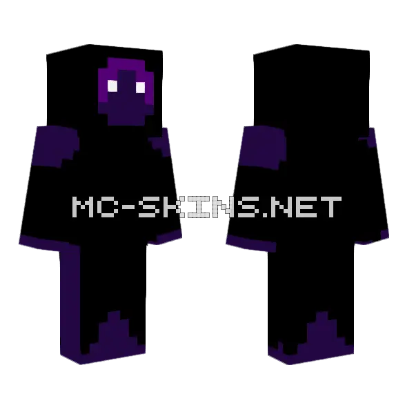 Purple Shadow Figure, front and back