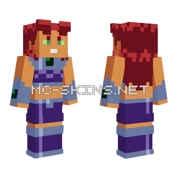 Purple Star Warrior, front and back