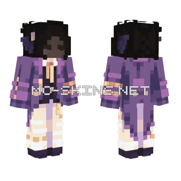Purple Suit Samurai, front and back