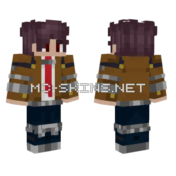 Purple Wurple Minecraft skin, front and back