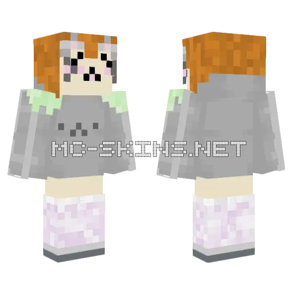 Pusheen Outfit, front and back