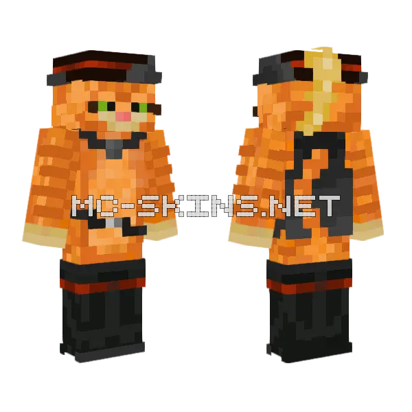 Puss In Boots Minecraft skin, front and back