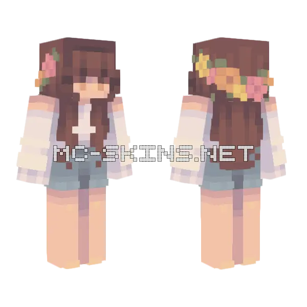 Pyro Legend Minecraft skin, front and back