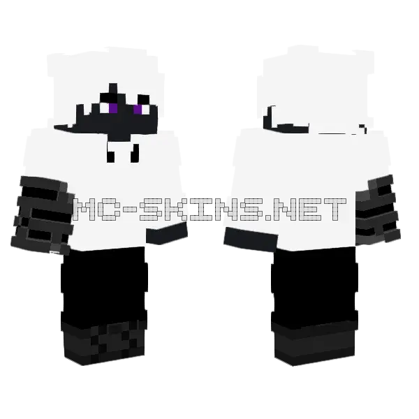 Qorvinn Minecraft skin, front and back