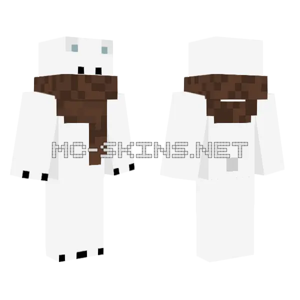 QSMP OC Remake Clean Minecraft skin, front and back