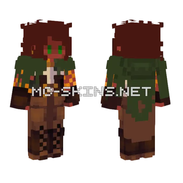 Qt Ramos Zeph Possession Minecraft skin, front and back