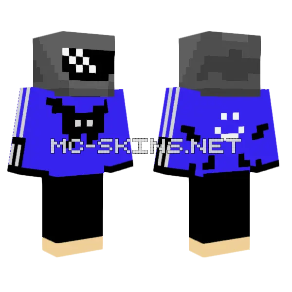 Quack Minecraft skin, front and back