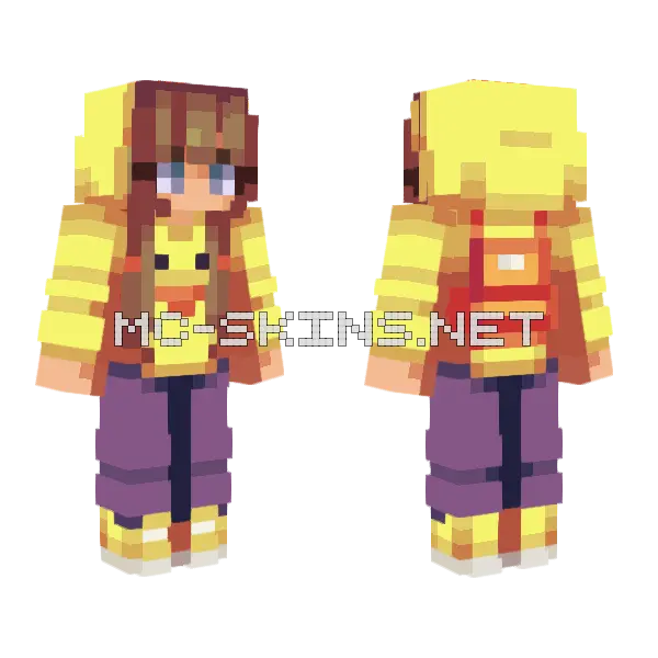 Quack Sf27 Minecraft skin, front and back