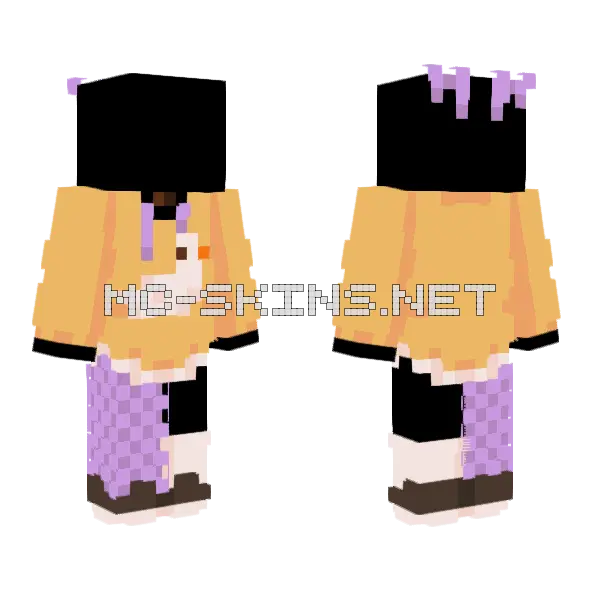 Quack Sweatshirt V2 Base Minecraft skin, front and back