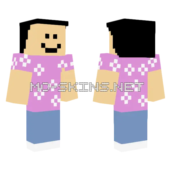 Quackity As Asgore 2 Minecraft skin, front and back