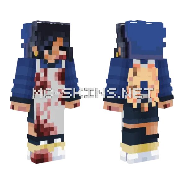 Quackity Big Q Minecraft skin, front and back