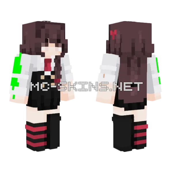Queen Minecraft skin, front and back