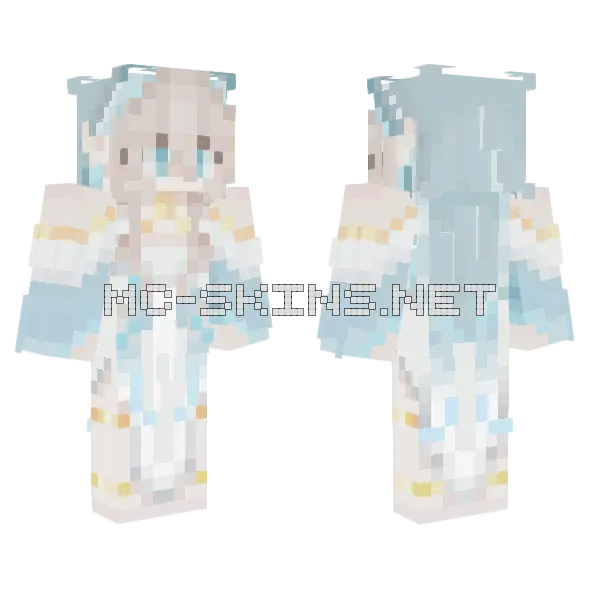 Queen Atla Minecraft skin, front and back