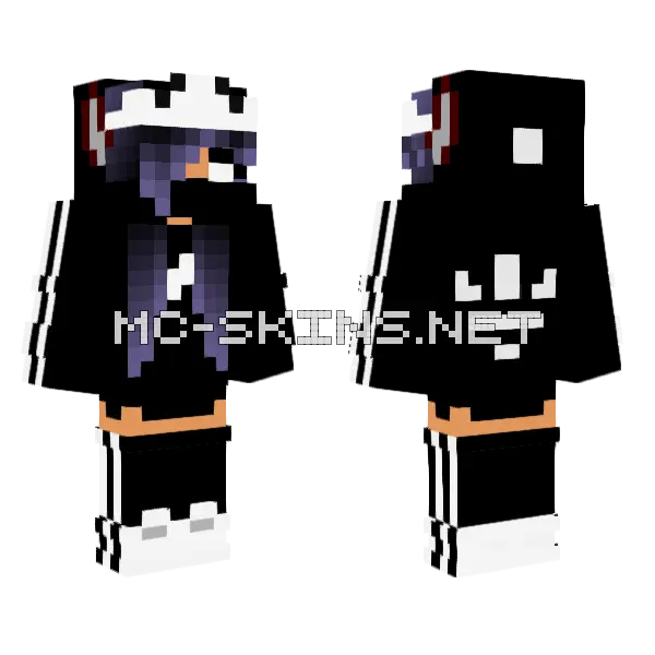 Queen Minecraft skin, front and back