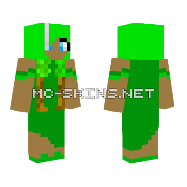 Queen Glory Wings Of Fire Minecraft skin, front and back