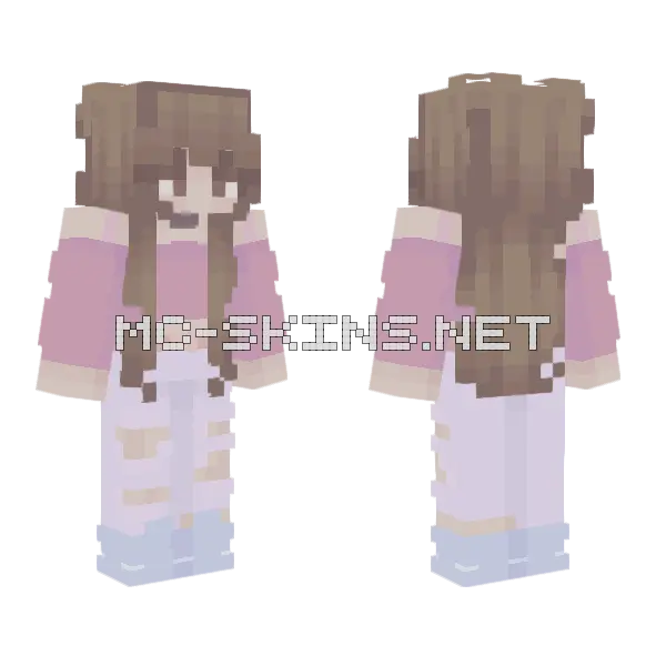 Queen Of Broken Hearts Minecraft skin, front and back