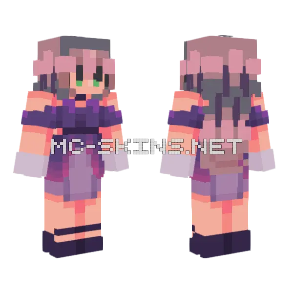Queen Of Evil Minecraft skin, front and back