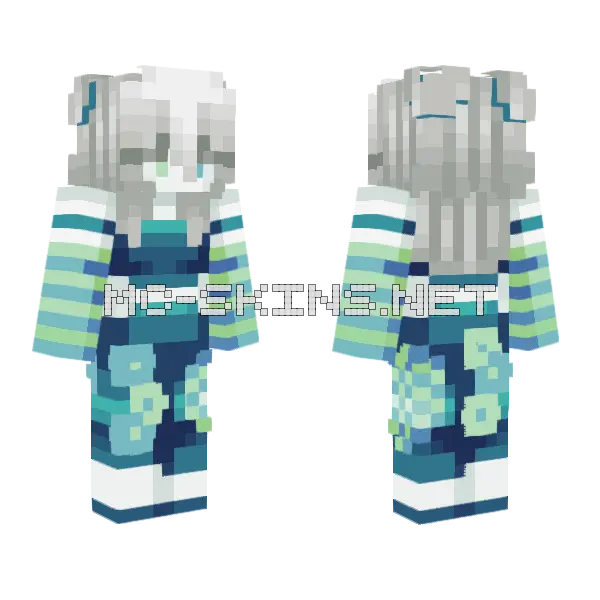 Quick Silver Ce Minecraft skin, front and back