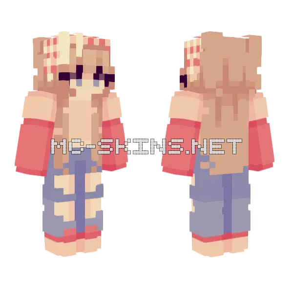 Quiet Land St Minecraft skin, front and back