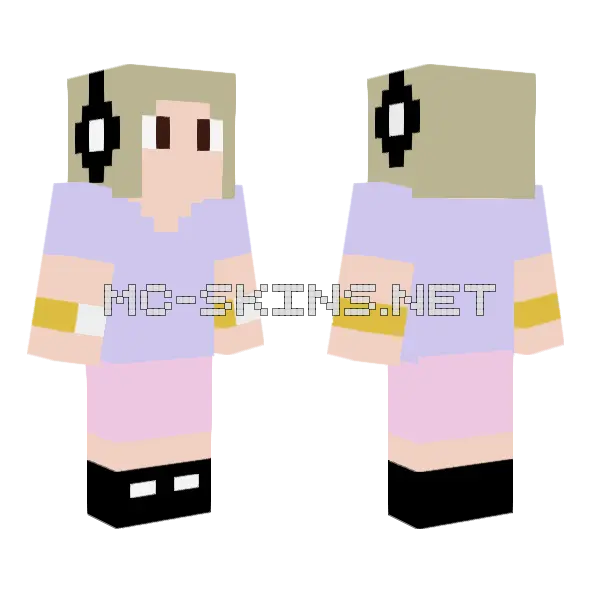 Quinn BFF Skin Minecraft skin, front and back