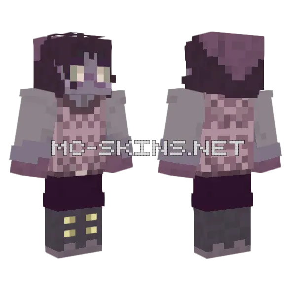 Quinn Crosslands Minecraft skin, front and back