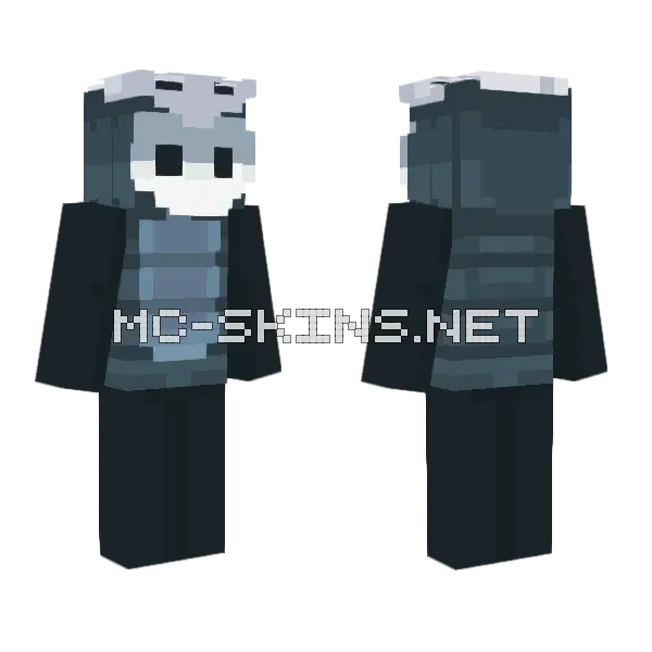 Quirrel Minecraft skin, front and back