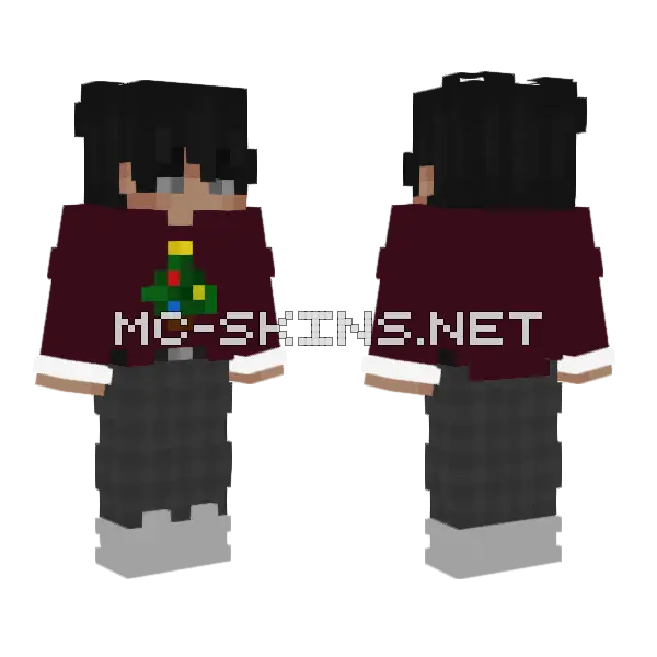 Qwewqewqeqwewq Minecraft skin, front and back
