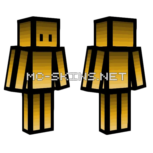 Qy In Minecraft skin, front and back
