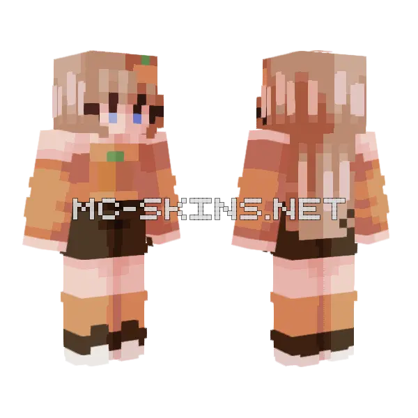 R C E Minecraft skin, front and back