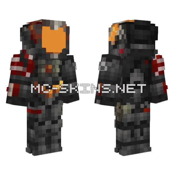 R1 T 43x Minecraft skin, front and back