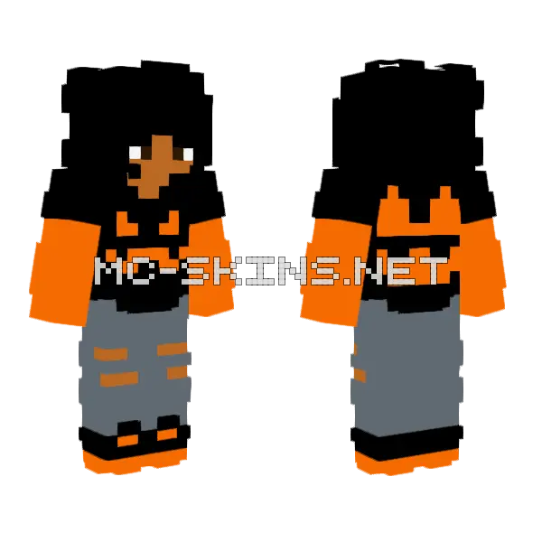 Rabb1ta Collab Thingy Minecraft skin, front and back