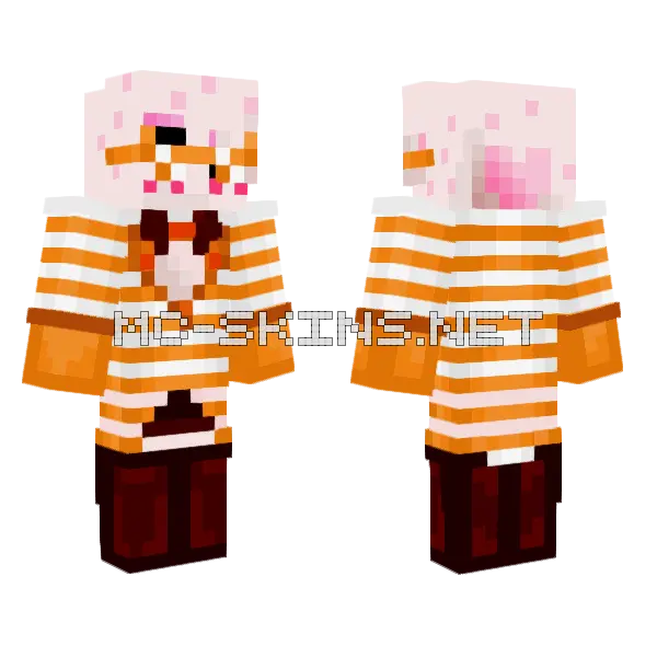 Rad J Minecraft skin, front and back