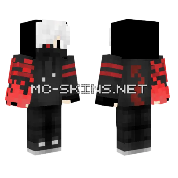 Radio Boy Minecraft skin, front and back